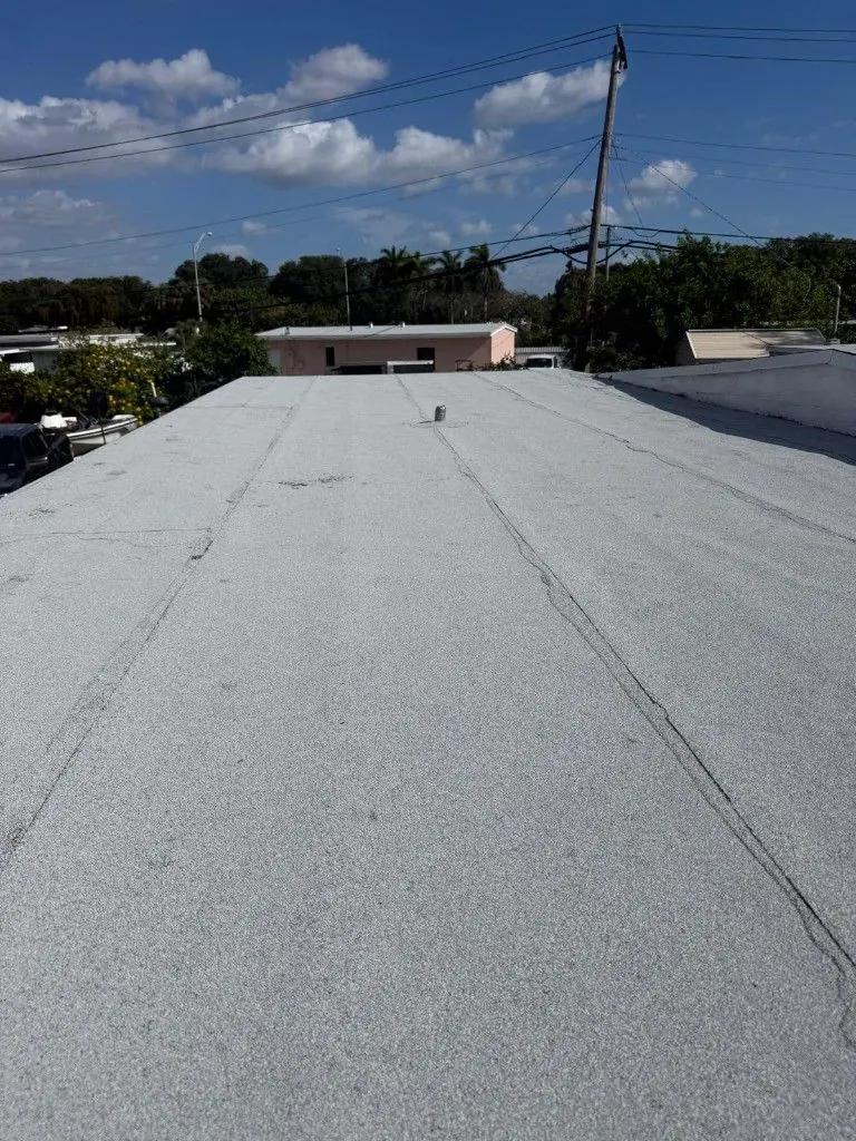 Dr. Roofing FL real job site — South Florida roof work photo 1 (architectural shingle, metal, or flat roof — Broward)